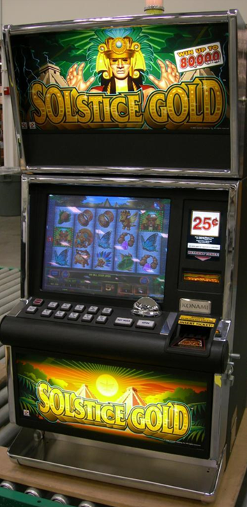 A slot machine with the product name 17.21" CERONIX /  InoTouch Sensor GETT Part 3109C 3M Touch Sensor 17-9271-206, Replaces DigiTech EST-170E, F on it.