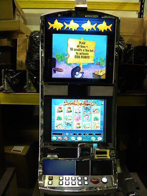 A slot machine with an 18.86" CERONIX / TPK Touch Sensor on it.
