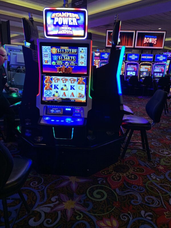 A casino with a large number of 3M HAF Air filters for use with AGS and Cadillac Jack games. GETT Part CJ-1000.