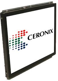 Cerronix 46" LCD High Bright DST Serial Touch Monitor with the logo on it.