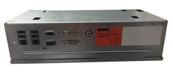 A metal box with a WMS BB3 NXT3.2 complete CPU A-026352-03-02 Not X. GETT Part CPU131 attached to it.