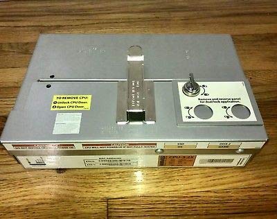 A WMS BB3 NXT3.2 complete CPU A-026352-03-02 Not X. GETT Part CPU131 box with a label on it sitting on a wooden floor.