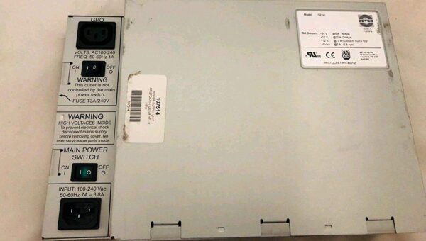 A box with an Aristocrat Helix / ARC Main power supply GEN8 [433100] (ALI GEN8 HELIX). GETT Part PSUP160 on it.