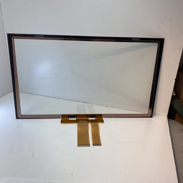 A 23" PCT for IGT Axxis Lower Monitor Touch Sensor PN# 017X0493-001. GETT Part 3219 on top of a table.