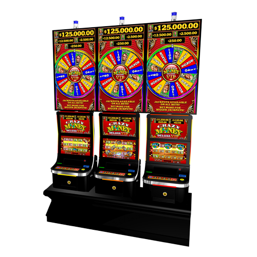 A slot machine with an LCD Touch Sensor for Button Deck. Tatung Part: 6800009. Button Panel Touch Sensor for Incredible Technologies. GETT Part 3222.