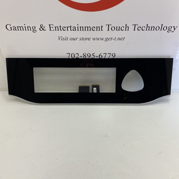 The 23" PCT for IGT Axxis Lower Monitor Touch Sensor PN# 017X0493-001. GETT Part 3219 logo is on the front of a black panel.