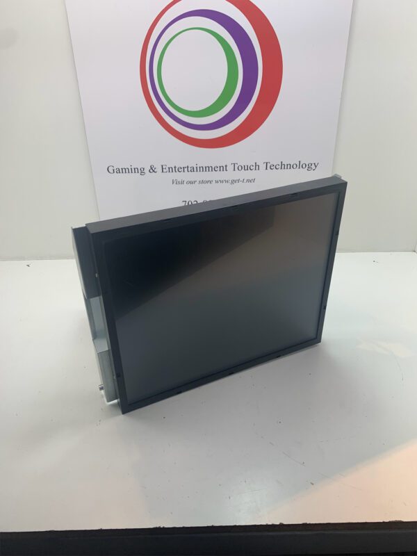 An 19" Ceronix LCD Netplex Touch Monitor For IGT Games with a logo on it.