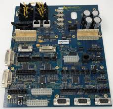 A Backplane Kit for Ainsworth A560 w/ Logic Box with a number of components on it. GETT Part BPK101.