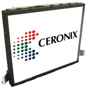 19" LCD Glass Upright Monitor with cerronix logo.