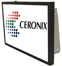 22" LCD Glass Monitor with Ceronix logo.