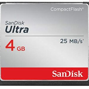 SanDisk ULTRA 4GB CompactFlash CF Memory Card Speed Up To 25MB/s. GETT part LCDM128.