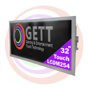 32" GETT touch screen display.