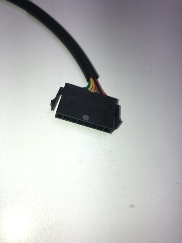 A black Cable for Bill Validator with a wire attached to it. See Photo. For use with Pot of Gold Games. BV173.