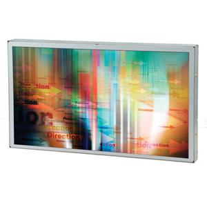 An image of a 32" Tatung LCD SN # 300040 GETT Part LCDMR-100 with a colorful background.