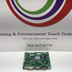 A gaming and entertainment technology AD Board 32", PBA-AD>PARAN MAPLE-DP, FOR PDD3220EAXP-A9, ATI in front of a sign.