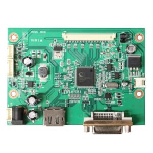 A green IGT S3000 CTS215A, NEW FOR KTL215DP-01, -11, IGT 21.5" GETT Part ADB204 pcb board with a micro usb port.