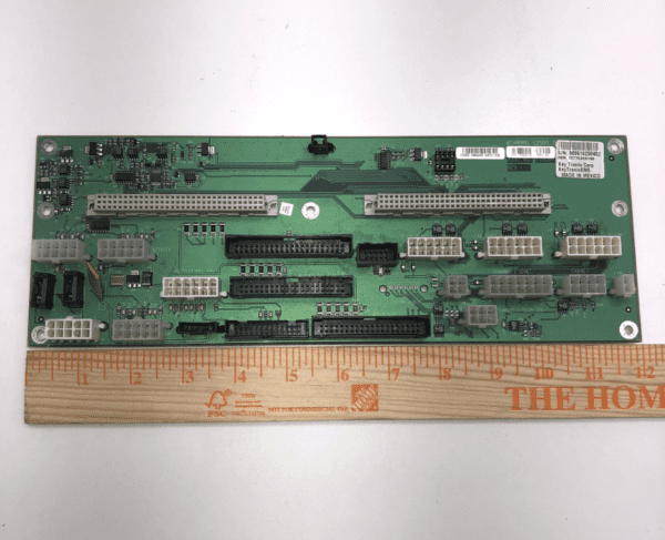 A computer board with an IGT S2000 Enhanced BackPlane Board. GETT Part BPLN120 next to it.