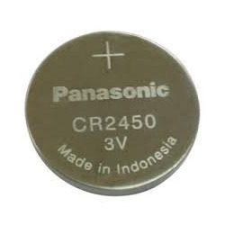 Panasonic CR2450 Coin Cell Battery 3V 620mAh 24.5mm dia, 5mm h. GETT Part BTRY104