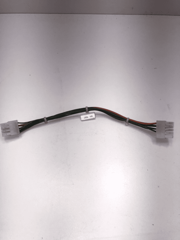 A JCM Cable for WBA and UBA Bill acceptor wiring harness for a car on a white surface.