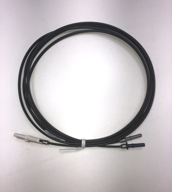 A black BV Cable for JCM Unit. Legacy Part, See Photos. BV 162 with a wire attached to it.
