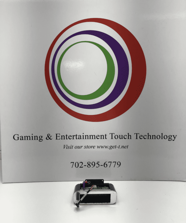 JCM Bill Validator Bezel, Fits Aristocrat Games, Others. Part 300-100124R-F. GETT Part BV180 gaming & entertainment touch technology logo.