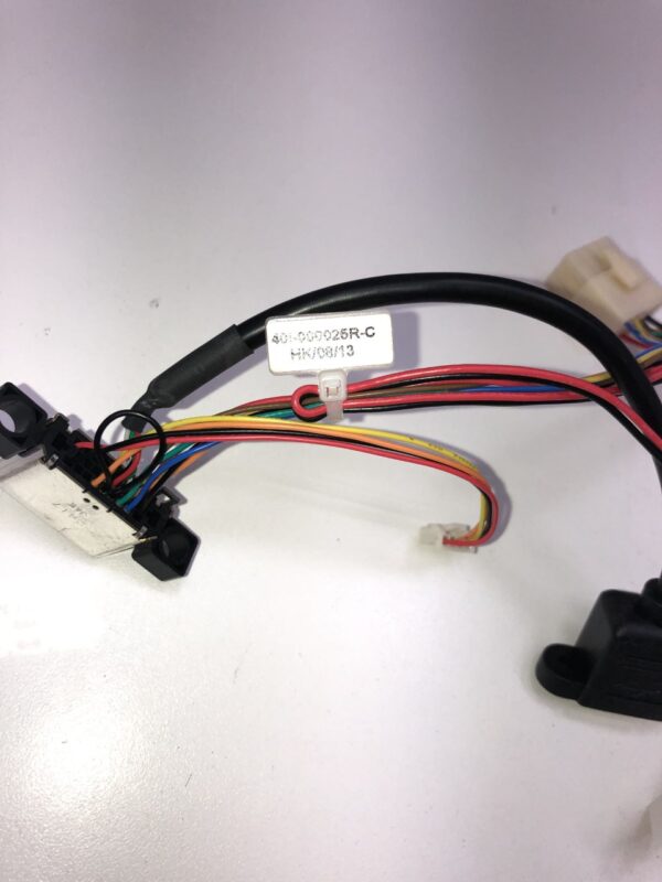 A Bill Validator Harness and multi connector for use with JCM IVizion model. Fits Bally Games. New. GETT Part BV250 with wires attached to it.