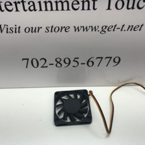 A small FAN with a wire attached to it.