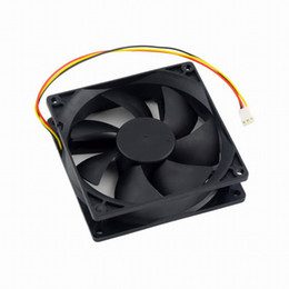 A COOLING FAN - 38.5mm x 10mm, 12.0V @ 0.25A {Fast Speed} 3 Wire {100mm} on a white background.