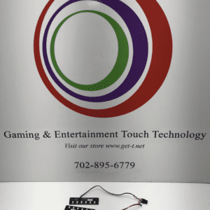 Gaming & entertainment touch technology logo with the 24v Dual LED Board for Bally 6000+9000 Validator. GETT Part LED Board 100.