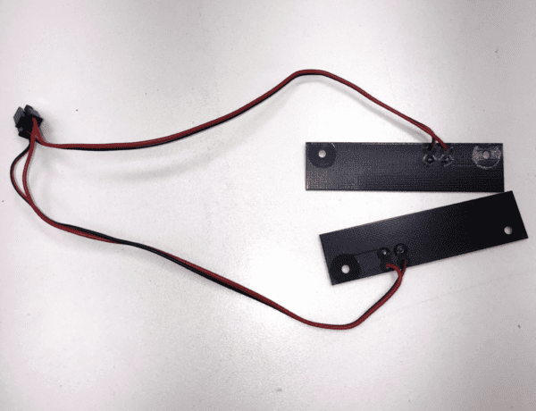 A pair of 24v Dual LED Boards for Bally 6000+9000 Validator GETT Part LED Board 100 on a white surface.