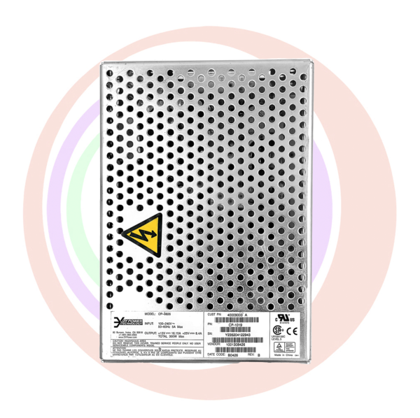 An image of a 300W Power Supply for IGT Games with a yellow triangle on it.