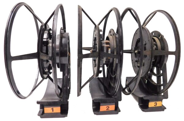 A group of IGT S2000 Complete Reel Assembly P/N: 66006802W. GETT Part ReelAsy103 on a white background.