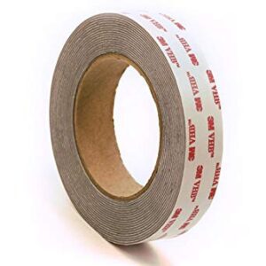 A roll of 3M VHB Doubled Sided 6mm x 5mm 54ft. per roll. GETT Part Tape101 on a white background.