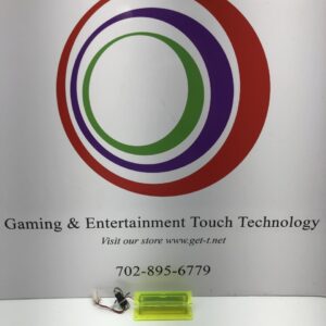 Ticket Printer Bezel, includes harness and connector. Works with IGT Games. See pics. GETT Part Ticket117 is the gaming and entertainment touch technology logo.