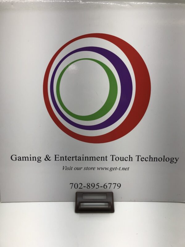 Gaming & entertainment touch technology Ticket Printer Bezel, Black/ Plastic. Fits IGT Games. New, Legacy Part. GETT Part Ticket 109 sign.