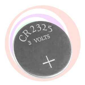 CR2325 Coin Cell Battery 3V3-PINHORZ170mAh 23.2x4.85mm. GETT Part BTRY109