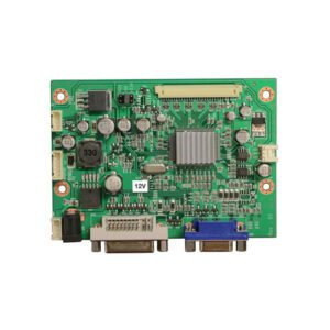 A AD Board 20.1", KTL201S-02,-12 -03, Lotus, IGT, Top, 12V pcb board on a white background.