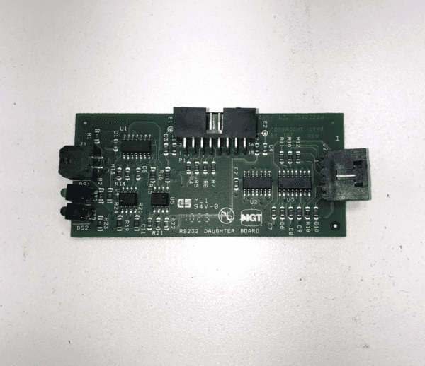 A Daughter Board for IGT AVP Game, Version fits RS232 on a white surface.