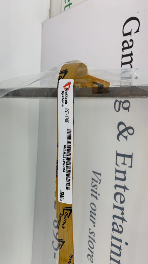 A yellow Digi Tech 17.48" Touch Sensor with a bar code on it.