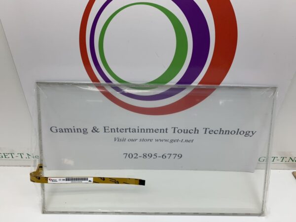 A sign that says Digi Tech 23.83″ Touch Sensor and entertainment touch technology.