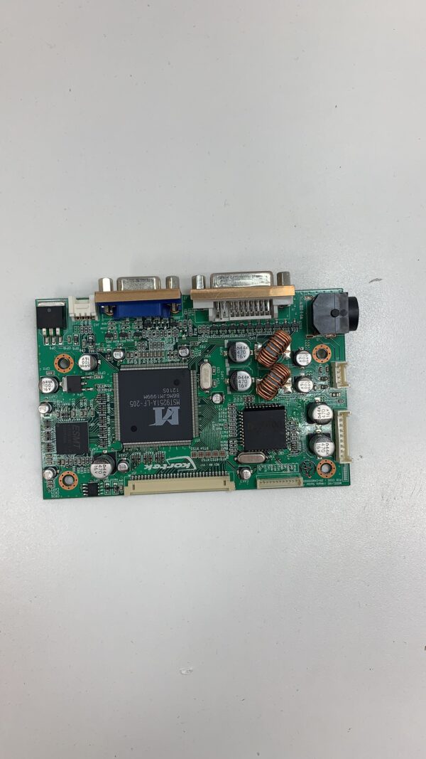 A green Kortek KTL218S AD board, IGT, Round Top, Maple-S Part # 03-170551010. GETT Part ADB198 with many different components.