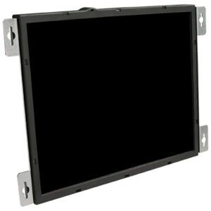 A 17" Ceronix LCD MONITOR SERIAL TOUCH with metal corners. GETT Part CPA2205.