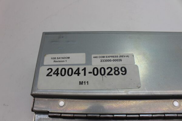 A metal box with a Multi Media Games, WBV game CPU. MMGAM Part 240041-00289. GETT part CPU170 label on it.