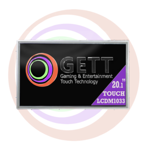 The logo for 20.1" LCD Touch Monitor for use with IGT G20 BarTop Games and entertainment technology.
