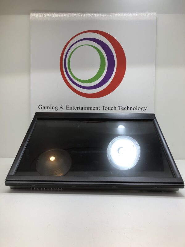 A 22" Tovis LCD monitor for use on IGT AVP Top Box with a logo on it.