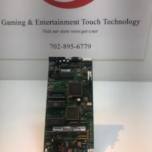 A Mikohn Gaming Stand Alone Progressive Controller GETT part Mikohn103 board in front of a sign.