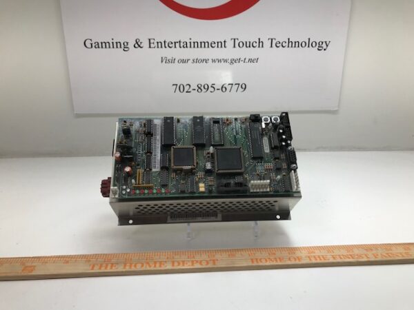 A Mikohn Gaming Stand Alone Progressive Controller board on a table.