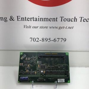 A computer board with the product name "IGT S2000 multimedia lite board PN 76924400. GETT Part MBRD101" on it.