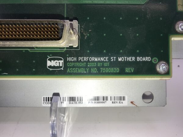 An IGT AVP Motherboard with a chip attached to it.