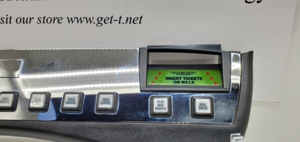 An IGT Trimline Plastic Push Button Deck. Full Deck with Metal/ Harness and Plastic buttons remote control. GETT Part BP133